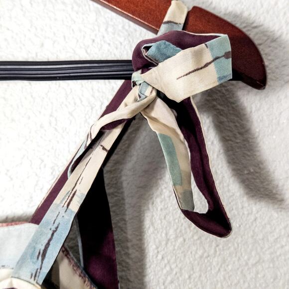 Maeve Women’s Dress 2 Artsy Boho Cottagecore Silk Painterly Resort Anthropologie - Picture 6 of 10